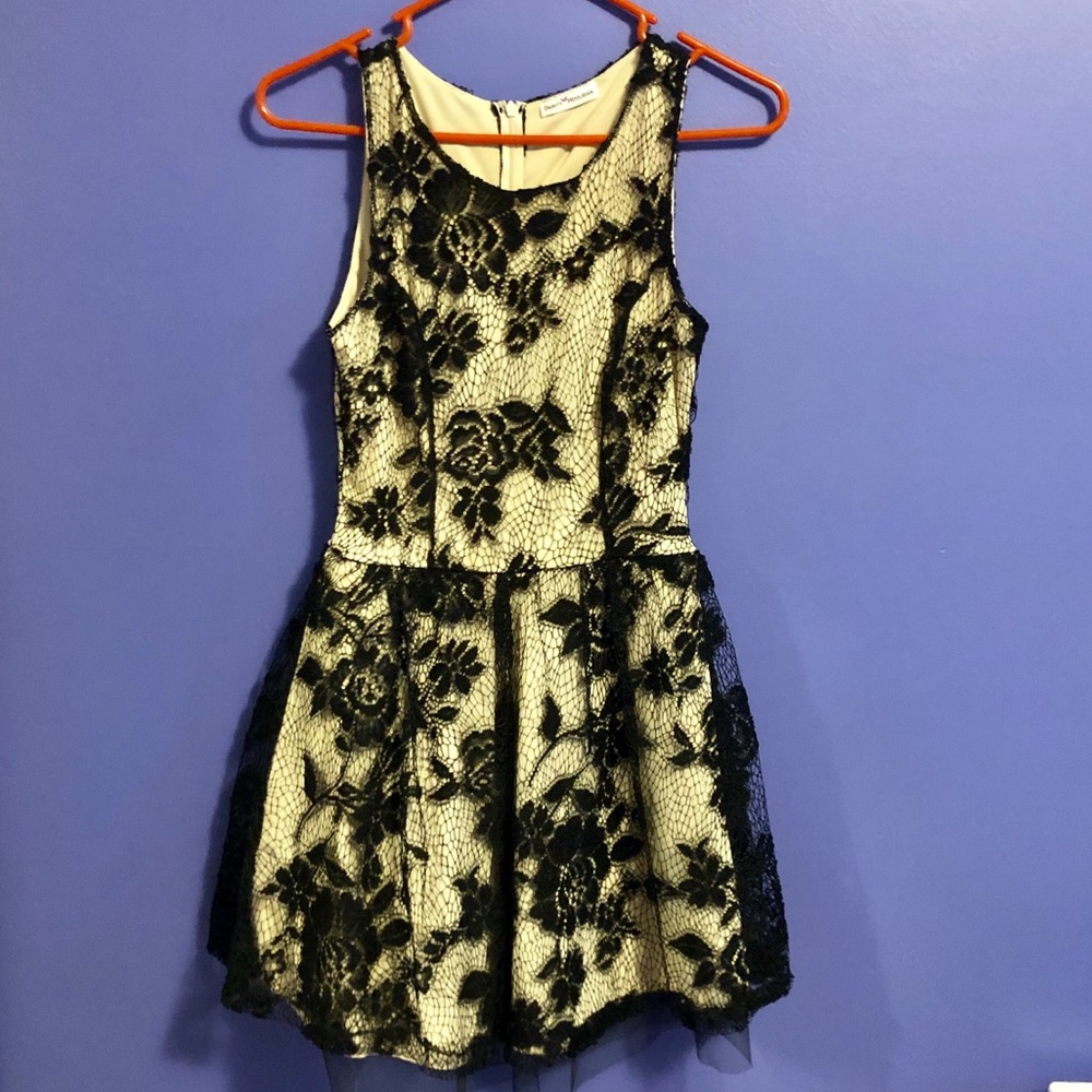 Dainty Hooligan Black Lace Dress